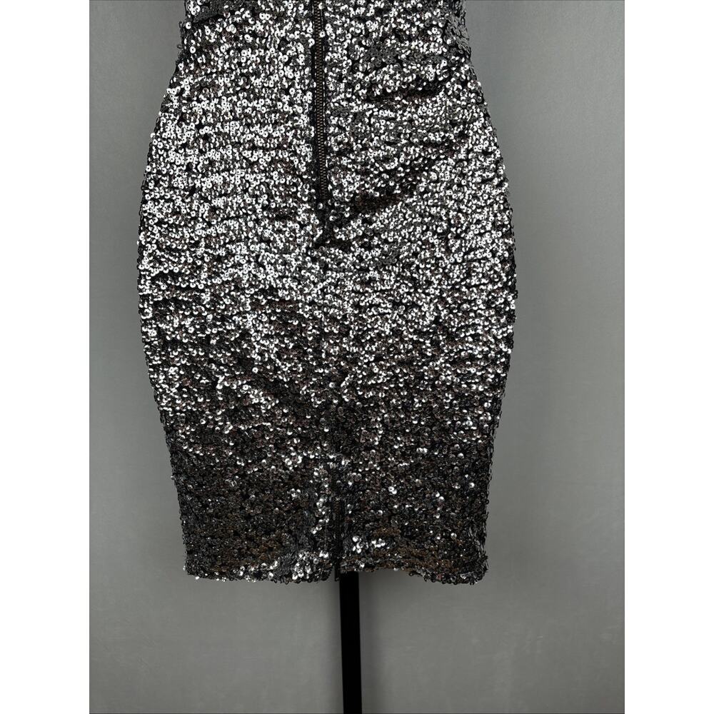 NEW Mark Wong Nark Sequin Bodycon Mini Dress Women Small Party Night Out Festive - Picture 7 of 11